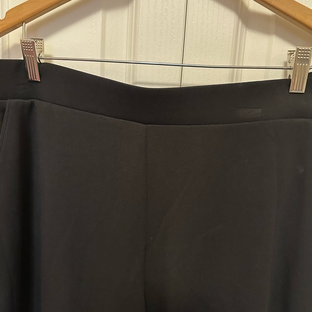 Cable & Gauge Black Wide Leg Pants - Picture 2 of 4